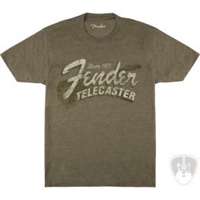 Fender Since 1951 Telecaster T-Shirt Military Heather Green