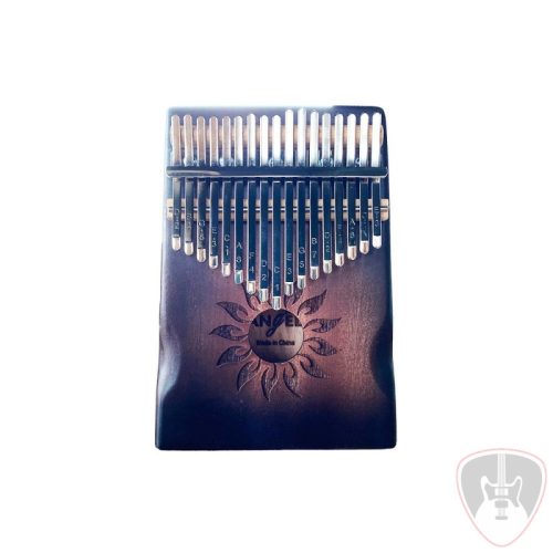 ARK-B-SUN - Mahagóni kalimba, lekerekített testtel, 17 hangú - Sun design