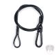  CENTOLIGHT CSC-485B - BLACK ALUMINIUM SAFETY CABLE 4 X 85 CM