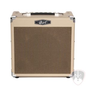 Cort gitárerősítő zengetővel, 15 Watt, világos homok