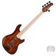 Cort elektromos basszusgitár, 5 húros, deluxe félkemény tokkal, matt vintage natúr  Co-GB-Fusion5-ABB with bag