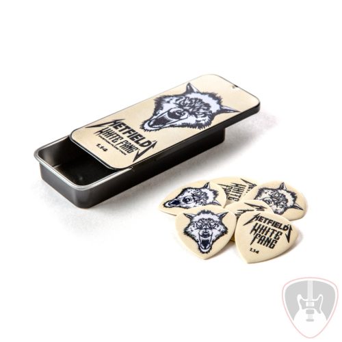 Dunlop PH122T114 Hetfield WHITE FANG pengető dobozban