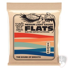 Ernie Ball 2582 Flat Wound húrkészlet 12-52