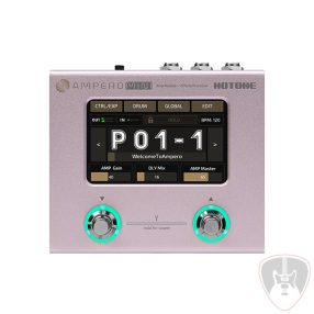   Hotone Ampero Mini erősítő modellező és effekt processzor, lila taró színű