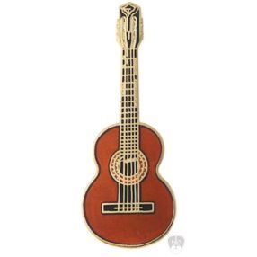 Vienna World kitűző, gitár 