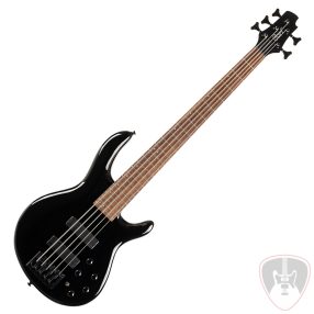   CORT ELEKTROMOS BASSZUSGITÁR, MARKBASS PREAMP, ÖTHÚROS, FEKETE  Co-C5-Deluxe-BK