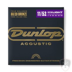 Dunlop DAB1152 Akusztikus gitárhúr bronz 11-52