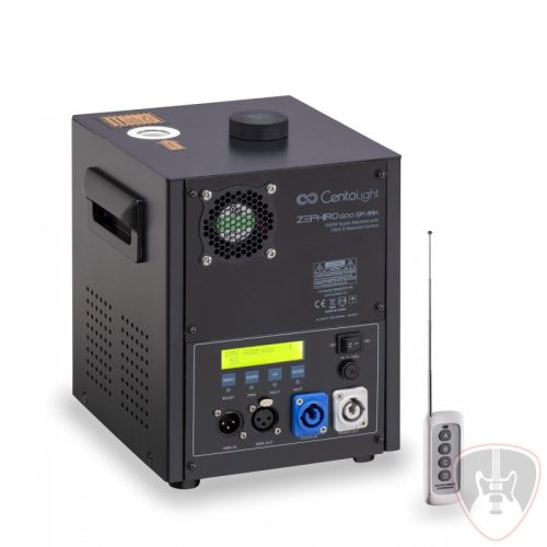  ZEPHIRO 600 SPARK - 600 W-os hidegszikra gép DMX-szel és távirányítóval