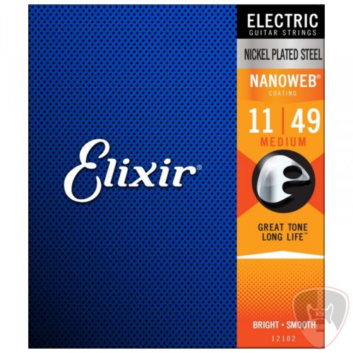 Elixir NanoWeb (12102) 11-49 Medium elektromos húrkészlet