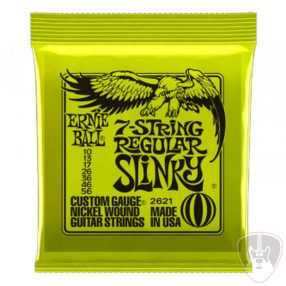   Ernie Ball 2621 Nickel Wound 7 Regular Slinky 10-56 7 húros húrkészlet