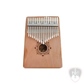   ARK-B-FLOWER - Mahagóni kalimba, lekerekített testtel, 17 hangú - Flower design