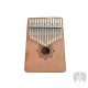 ARK-B-FLOWER - Mahagóni kalimba, lekerekített testtel, 17 hangú - Flower design