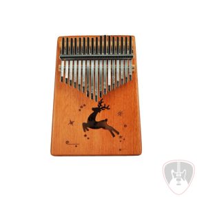   ARK-N-REINDEER - Mahagóni kalimba 17 hangú- Reindeer design