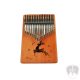 ARK-N-REINDEER - Mahagóni kalimba 17 hangú- Reindeer design
