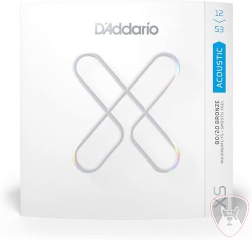 D'Addario XS 80/20 Bronze 12-53 Light akusztikus gitár húr szett