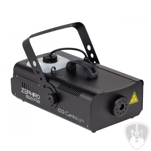  CENTOLIGHT ZEPHIRO FOG 1500 - Nagyteljesítményű ködgép DMX interfésszel, vezetékes és vezeték nélküli vezérlőkkel.