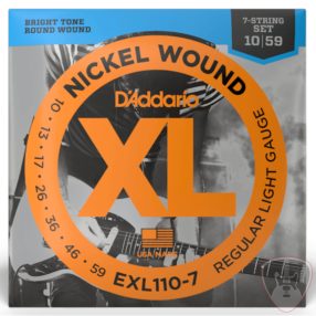 D'addario EXL110-7 Nickel 10-59 Regular Light