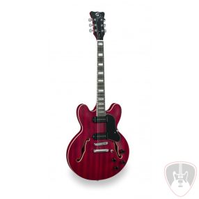   SOUNDSATION JAZZ-ROOT P CHR - Double cutaway félakusztikus gitár single coil hangszedőkkel