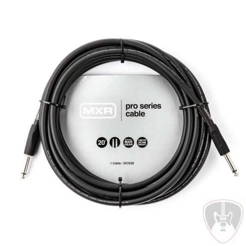 Dunlop DCIX20 MXR PRO hangszerkábel / egyenes-egyenes / 6m 