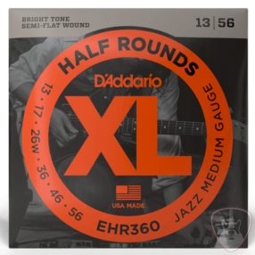 D'addario EHR360 Half Round 13-56 Jazz Medium