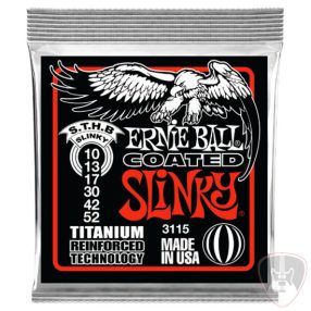 Ernie Ball 3115 Titanium RPS Coated Super Slinky 10-52
