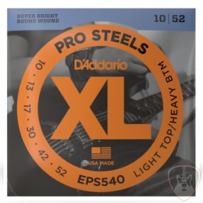 D'addario EPS540 Pro Steel 10-52 Light Top/Heavy Bottom