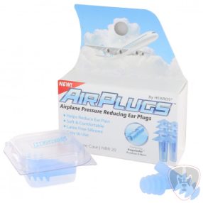    HEAROS AirPlugs Airline Pressure Reducing Earplugs NRR 20dB 1 Pair 