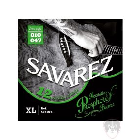   SAVAREZ A240XL PHOSPHOR BRONZE 10-47 12-huros akusztikus gitárhúr szett