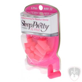 HEAROS Sleep Pretty in Pink Ear Plugs NRR 32dB 6 Pairs 