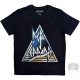 Def Leppard Ing Triangle Logo Unisex Navy Blue XL