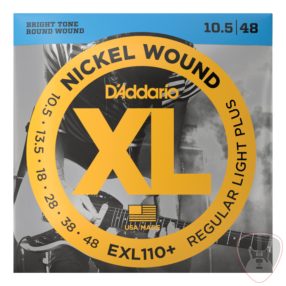 D'addario EXL110+ Nickel 10,5-48 Regular Light Plus