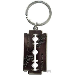 Judas Priest British Steel Razor Blade Kulcstartó