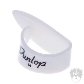 Dunlop 9002R WHITE hüvelykujj pengető Medium 