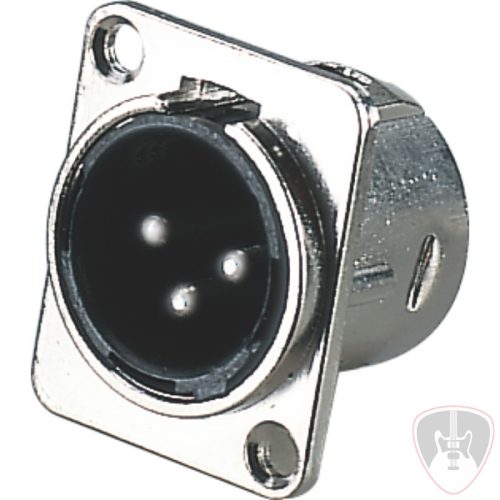WM-PMX-3M - Beépíthető 3 pólusú XLR papa aljzat