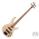 Cort elektromos basszusgitár, Bartolini Preamp, natúr  Co-B4-Element-OPN