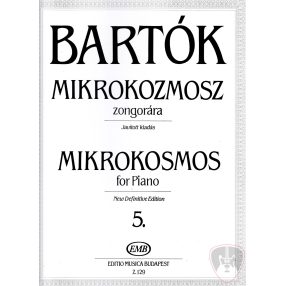 Bartók Béla Mikrokozmosz zongorára 5