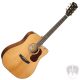 CORT AKUSZTIKUS GITÁR FISHMAN ELEKTRONIKÁVAL, FÉLKEMÉNY TOKKAL, ALL SOLID  Co-Gold-DC6 with case