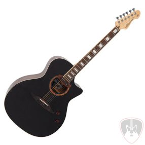 VINTAGE VRE900BK REVO elektro akusztikus gitár fekete 