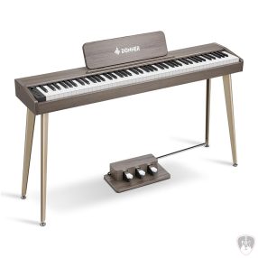   Donner DDP-60 GR -EC6787 félsúlyozott álló digitális zongora, szürkésbarna
