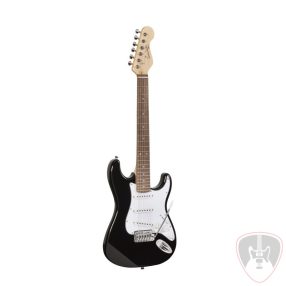   RIDER-JR BK - 3/4 Double Cutaway elektromos gitár 3 Single Coil pickuppel