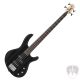 Cort  ActionPJ-OPB elektromos basszusgitár, Powersound hangszedő, matt fekete  Co-ActionPJ-OPB