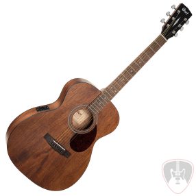   CORT AKUSZTIKUS GITÁR TOKKAL, FISHMAN ELEKTRONIKÁVAL, MAHAGÓNI TEST, MATT NATÚR  Co-L60MF-OP with bag