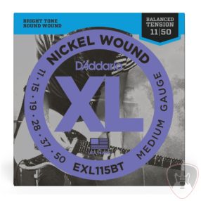 D'addario EXL115BT Nickel 11-50 Medium Balanced Tension