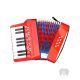 GOLDENCUP JP1708 17 MONOPHONIC 8 BASS Red Gyermek harmonika