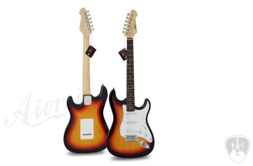 Aiersi ST11-BK stratocaster elektromos gitár, sunburst 