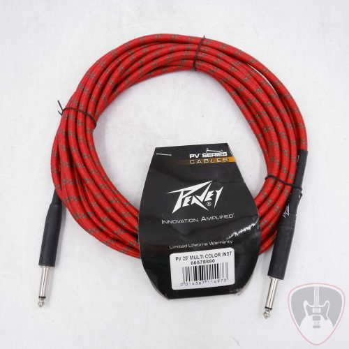 Peavey hangszerkábel, piros-zöld 6m PV-PV20-IC MultiColor -578880