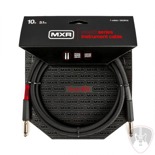 Dunlop DCIR10 MXR STEALTH hangszerkábel /egyenes-egyenes/ 3m