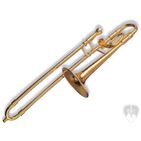 Vienna World kitűző, harsona 