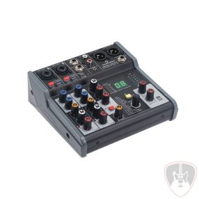  MIOMIX 204FX - 6-csatornás Professzionális Audió keverő 24-bit Digital Multi-Effect-el