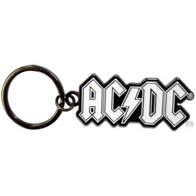  AC/DC Logo Mono Kulcstartó